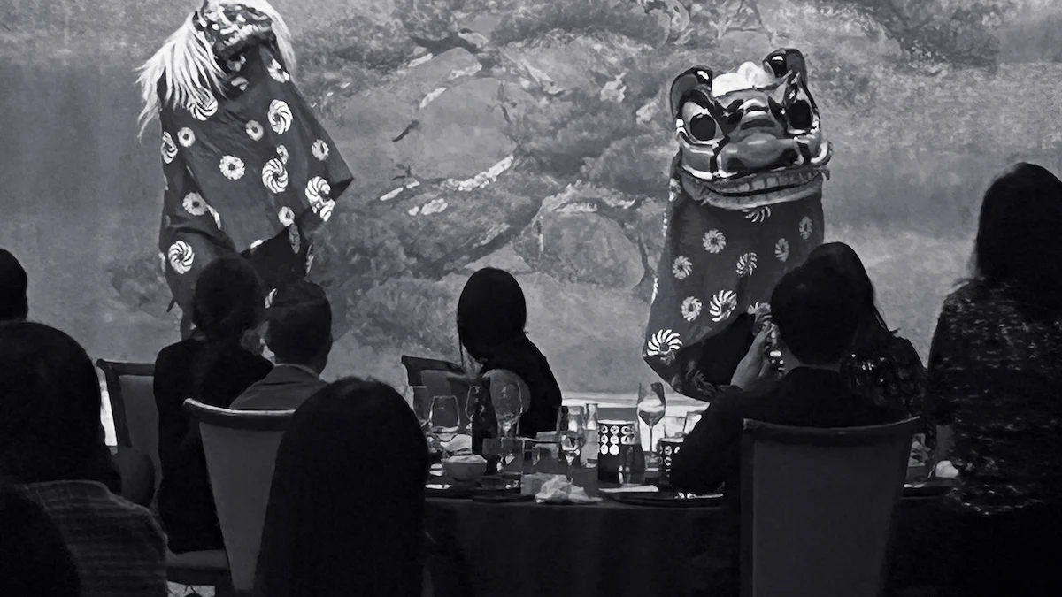 海外VIP対応獅子舞演出